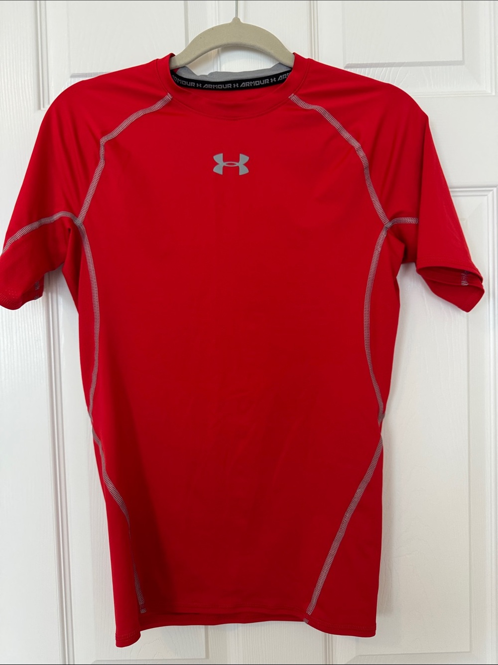 Under Armour Men’s Red Short-Sleeve Compression shirt